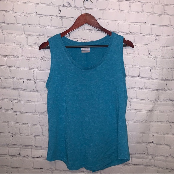 Columbia Light Blue tank top size M - Picture 2 of 11